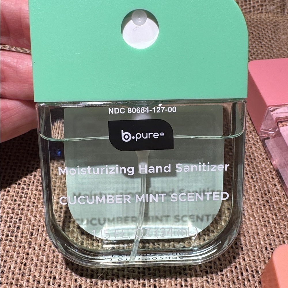 NEW b•pure Moisturizing Hand Sanitizer limited edition set of 4 - Picture 3 of 6